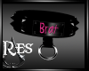 Brat Collar Pink/Black-F