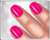 Fuchsia Pink Short Nails