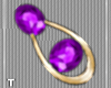 Tl Lilac Lace Earrings