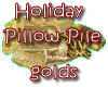 Holiday Pillows Gold