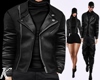 Leather Jacket -M