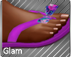Lilac Skooner Sandals