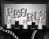 Z Pearl Wall Candles