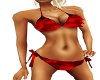Deep Red Bikini