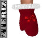 Christmas Mittens Wt Bow