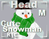 R|C Snowman Head Lime M