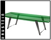 d| Green Acrylic Table