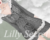 sucre lacy sweater gray