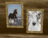 Horse 2sided pic frame
