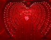 Valentine Hearts Curtain