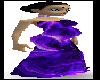 purple swirl prego dress