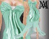 *M.A. Pastel Gown/Green