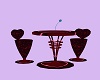 Heart table