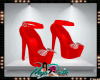 *D* Red Bow Heels