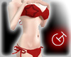<RED> Strapless Bikini