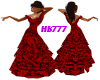 HB777 Ruffled Dress RB
