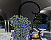 Blue Roses & Lamp