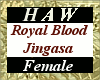 Royal Blood Jingasa - F