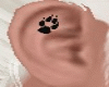 Wolf Paw Ear Tattoo