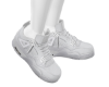 4's Pure White N-Socks