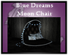 Blue Dreams Moon Chair