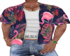 A PINK FLAMINGO SHIRT