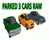 GM's 3 cars parked raw