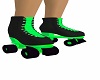 Green n Blk Skates