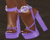 PURPLE SPRING HEELS