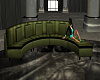 green posable sofa