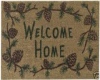 Welcome home rug