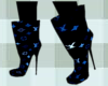 LV Blue Boots
