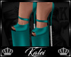 ♔K Vixen Heels Teal