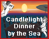 Candle Lit Dinner by Sea