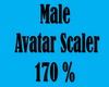 Male Avatar Scaler 170%
