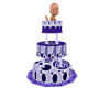 Purple BabyBoy Cake