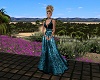 Teal Forrest Gown