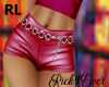 RED SHORTS W/ CHAIN  RL