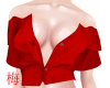 梅 red shirt
