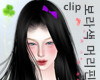 Purple,Bow Clip