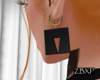 Arch Earrings Black