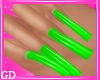 Neon Green Ho Nails