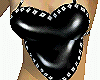 PVC Hearts Black