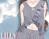 soft girl pajama blue