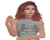50 shades Obey Top