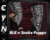 Blk n Snake Pumps