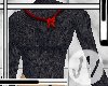 [JV]Black sweater w/ bow