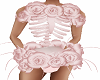 Pink skeleton + Roses