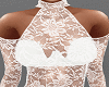 H/White Lace Dress RL