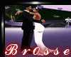{A} wedding kiss pose
